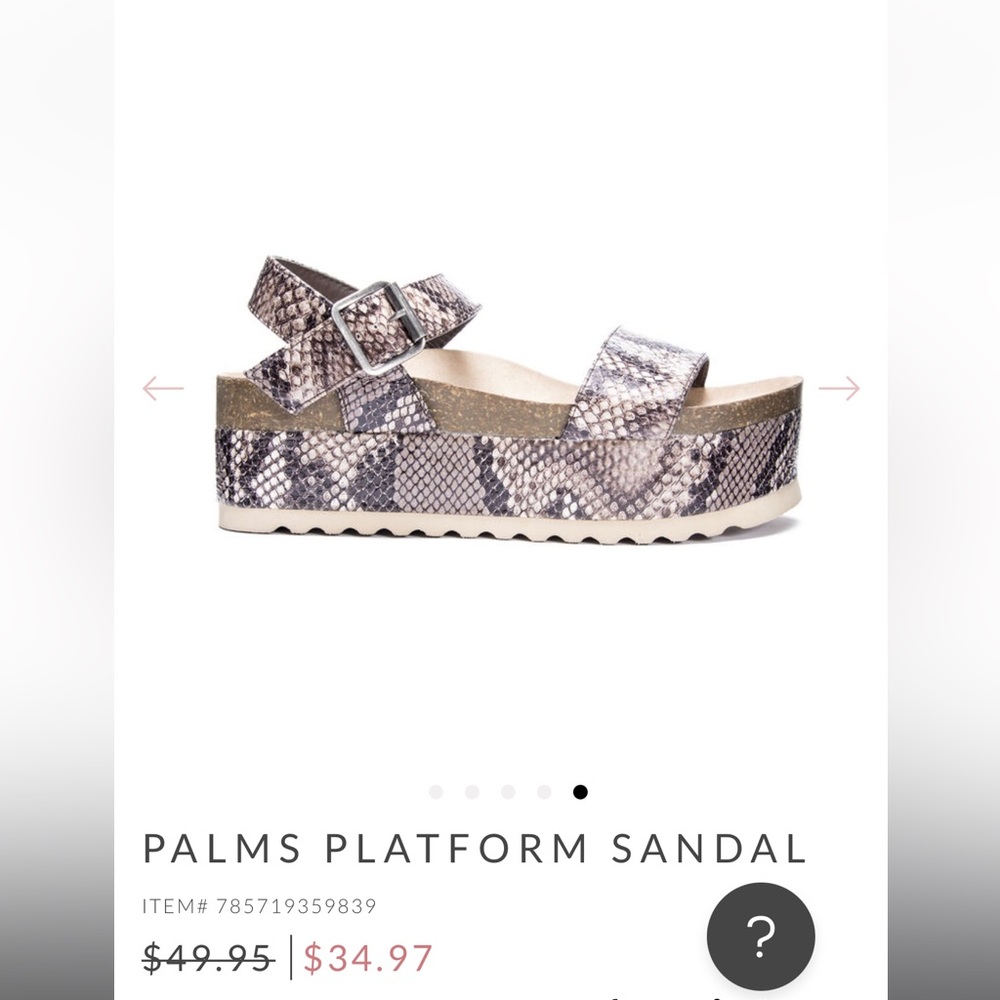 snakeskin platform sandals